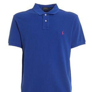 Men’s Pique Polo in Royal Blue